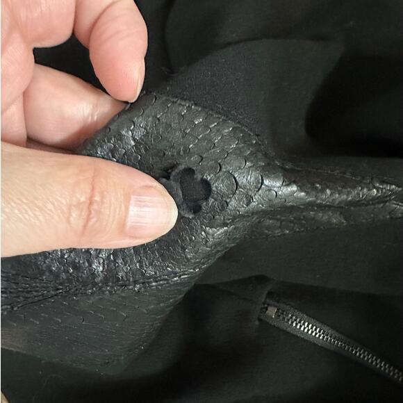 Alice + Olivia Leather Mini Dress New - Picture 10 of 10